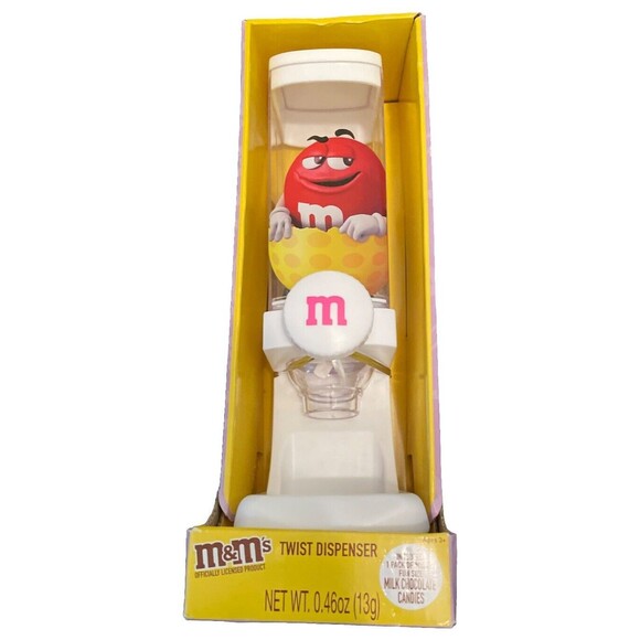 2022 M&M'S RED CHARACTER LIMITED EDITION EASTER 10" TWIST CANDY DISPENSER - Picture 1 of 4